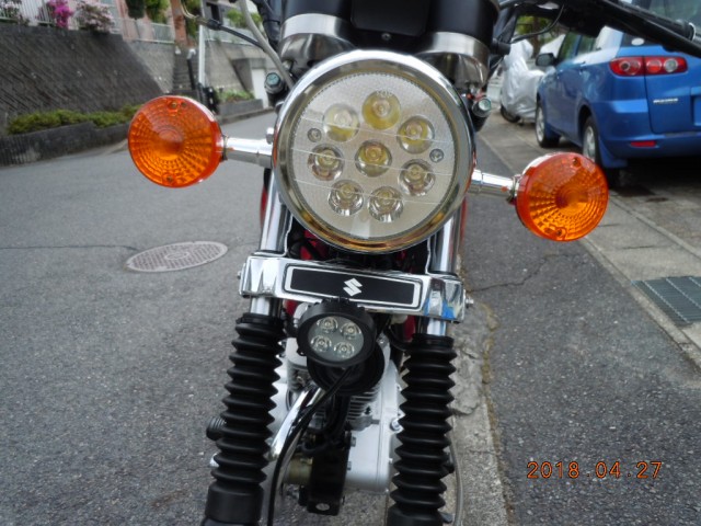 LEDフォグランプ バイク用 オートバイ 作業灯 スポット 前照灯 補助