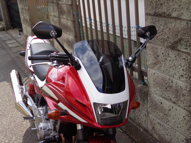 ナポレオン カウリングミラーcb400sb