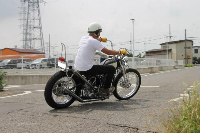 1947年式ナックルヘッドチョッパー納車 カスタムハーレーの王道ジョッキーシフトに挑戦 遠藤自動車サービス バイクブロス