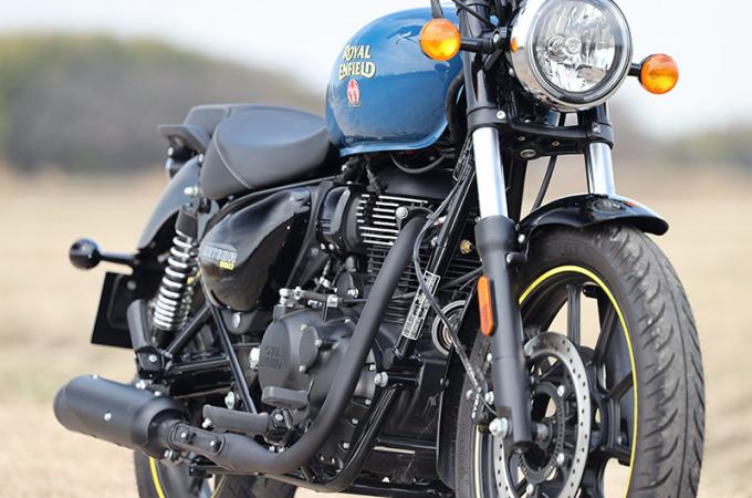 お待たせしました　ROYAL ENFIELD 2022~METEOR350 (ME3EMJ15) に　もっと楽しく　もっと遠くに　もっと自由に　気持ちイー！　POWERBOXナローパイプ 新登場！