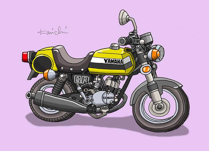 レトロバイク・グラフティ第54回YAMAHA GR50（ヤマハ GR50）1976年 