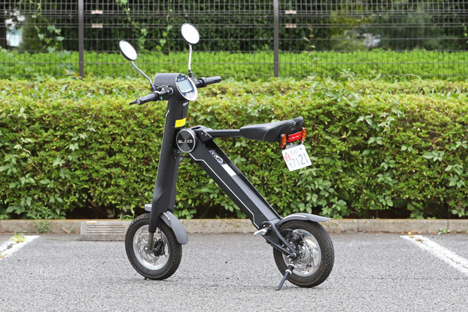 【美品】スマートEV 折りたたみ 小型電動バイク Lehe k1