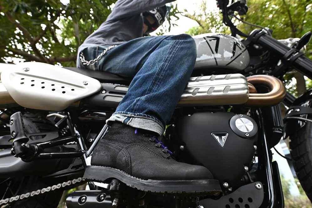 【WESCO ZIGZAG×TRIUMPH SCRAMBLER 1200X】ウエスコ初のトレッキングブーツ「ジグザグ」＆トライアンフの本格スクランブラー「スクランブラー1200X」 04画像