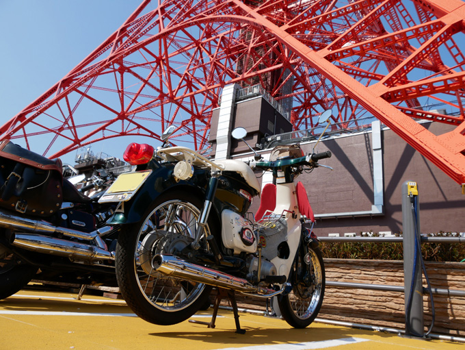 ゆるカブ第百二十五回 桜とカブと東京タワー 松本よしえのゆるカブdays 原付 ミニバイクならバイクブロス