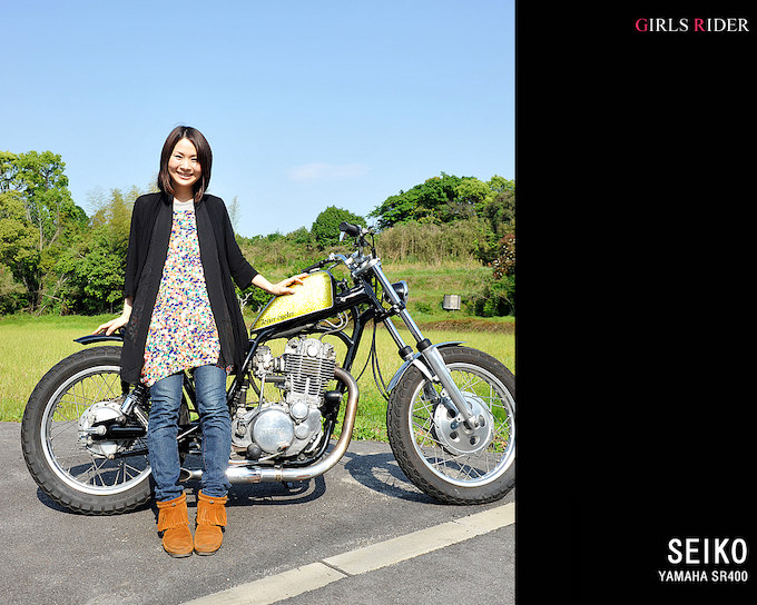 ガールズライダー紹介】SEIKOさん / ヤマハ SR400 トピックス バイクブロス・マガジンズ