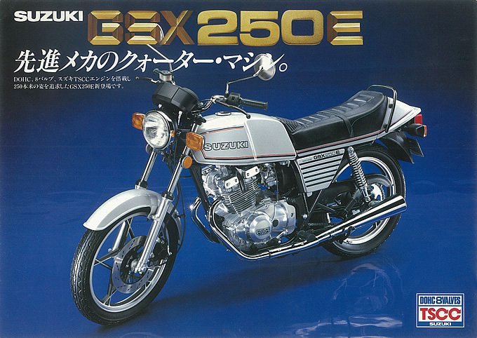 バイクGSX250 刀　カタナ　ゴキ　タンク
