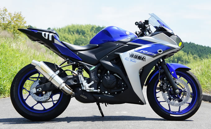 YZF-R25の秘めたるパワーを引き出す月木レーシングのマフラー バイクブロス