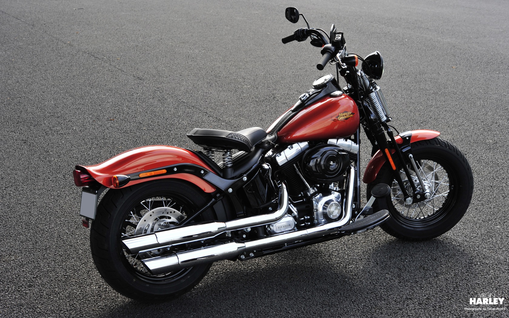 ハーレーダビッドソン FLSTSB SOFTAIL Cross Bones バイク壁紙集 